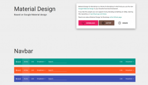 Implementare Bootstrap Material Design